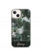 Guess iPhone 14 Plus Hülle Case Cover Jungle Flower Kollektion Grün