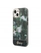 Guess iPhone 14 Plus Hülle Case Cover Jungle Flower Kollektion Grün