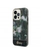 Guess iPhone 14 Pro Case Cover Jungle Flower Collection Green