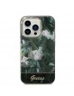 Guess iPhone 14 Pro Hülle Case Cover Jungle Flower Kollektion Grün