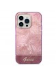 Guess iPhone 14 Pro Case Cover Jungle Collection Pink