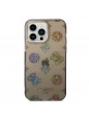 Guess iPhone 14 Pro Max Case Cover Peony Glitter Black Transparent