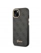 Guess iPhone 14 Case Cover Vintage Logo 4G Grey