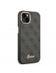 Guess iPhone 14 Case Cover Vintage Logo 4G Grey