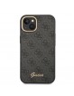 Guess iPhone 14 Plus Case Cover Vintage Logo 4G Grey