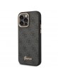 Guess iPhone 14 Pro Case Cover Vintage Logo 4G Grey