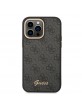 Guess iPhone 14 Pro Case Cover Vintage Logo 4G Grey