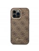 Guess iPhone 14 Pro Case Cover Vintage Logo 4G Brown