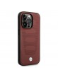 BMW iPhone 14 Pro Hülle Case Seats Pattern Cover Rot