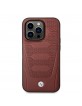 BMW iPhone 14 Pro Case Seats Pattern Cover Red