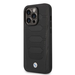 BMW iPhone 14 Pro Max Case Seats Pattern Cover Black