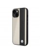 BMW iPhone 14 Plus Case Cover Real Leather Textured Beige