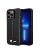 BMW iPhone 14 Pro Case M Power Cover Tricolor Black