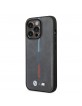 BMW iPhone 14 Pro Max Case Cover Tricolor M Power Gray