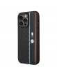 BMW iPhone 14 Plus Case Hexgonal M Power Stripe Black