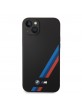 BMW iPhone 15 Plus / 14 Plus Case Cover Silicone Stripes Black