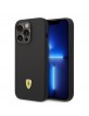 Ferrari iPhone 14 Pro Case Cover MagSafe Silicone Black