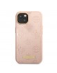 Guess iPhone 14 / 15 / 13 Case Cover MagSafe Peony 4G Pink