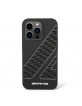AMG Mercedes iPhone 14 Pro Case Rhombuses Pattern Black