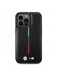 BMW iPhone 14 Pro Max Case Cover Magsafe M Tricolor Black
