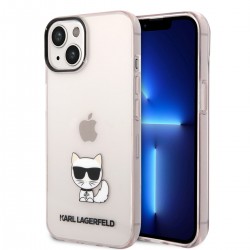 Karl Lagerfeld iPhone 14 Hülle Case Cover Choupette Rosa Pink