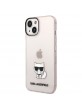 Karl Lagerfeld iPhone 14 Case Cover Choupette Pink