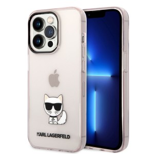 Karl Lagerfeld iPhone 14 Pro Max Case Cover Choupette Pink