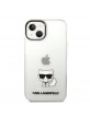 Karl Lagerfeld iPhone 14 Hülle Case Cover Choupette Transparent