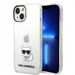 Karl Lagerfeld iPhone 14 Plus Hülle Case Cover Choupette Transparent
