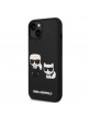 Karl Lagerfeld iPhone 14 Case Cover Karl & Choupette 3D Black