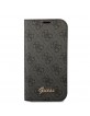Guess iPhone 14 Pro Book Case Cover 4G Vintage Logo Black