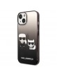 Karl Lagerfeld iPhone 14 Case Cover Karl Choupette Black