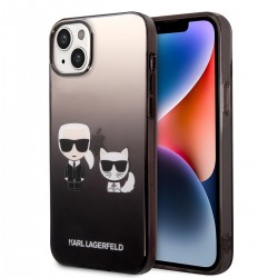 Karl Lagerfeld iPhone 14 Plus Case Cover Karl Choupette Black