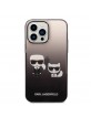 Karl Lagerfeld iPhone 14 Pro Max Hülle Case Cover Karl Choupette Schwarz