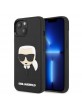Karl Lagerfeld iPhone 14 Case Cover Karl Head 3D Black