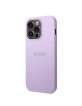 Guess iPhone 14 Pro Max Case Cover Saffiano Stripe Purple