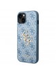 Guess iPhone 14 Plus Hülle Case Cover 4G Big Metal Logo Blau