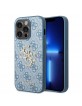 Guess iPhone 14 Pro Max Hülle Case Cover 4G Big Metal Logo Blau