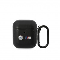BMW AirPods 1 / 2 Hülle Case Cover M Curved Line Schwarz