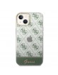 Guess iPhone 14 Plus Case Cover 4G Pattern Script Green