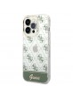 Guess iPhone 14 Pro Case Cover 4G Pattern Script Green