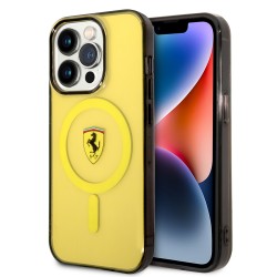 Ferrari iPhone 14 Pro Max Case Cover MagSafe Yellow