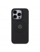 Mercedes iPhone 15 Pro case MagSafe Genuine Leather Black