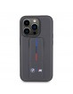 BMW iPhone 15 Pro Case Grip Stand M Cover Gray