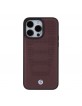 BMW iPhone 15 Pro Max Case Seats Pattern Cover Red Burgundy