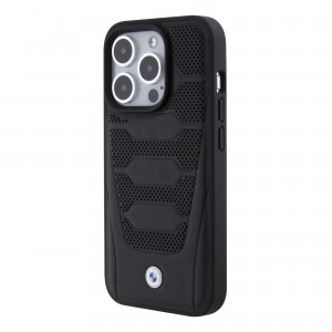 BMW iPhone 15 Pro Case Seats Pattern Cover Black