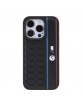 BMW iPhone 15 Pro Case M Edition Hexo Pattern Black