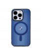 BMW iPhone 15 Pro Hülle Case Cover MagSafe Pattern Blau