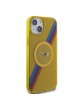 BMW iPhone 15 Plus Case Cover MagSafe Tricolor Stripes Yellow