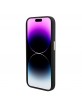 Guess iPhone 15 Pro Case Silicone Diamond Rhinestone Logo 4G Black